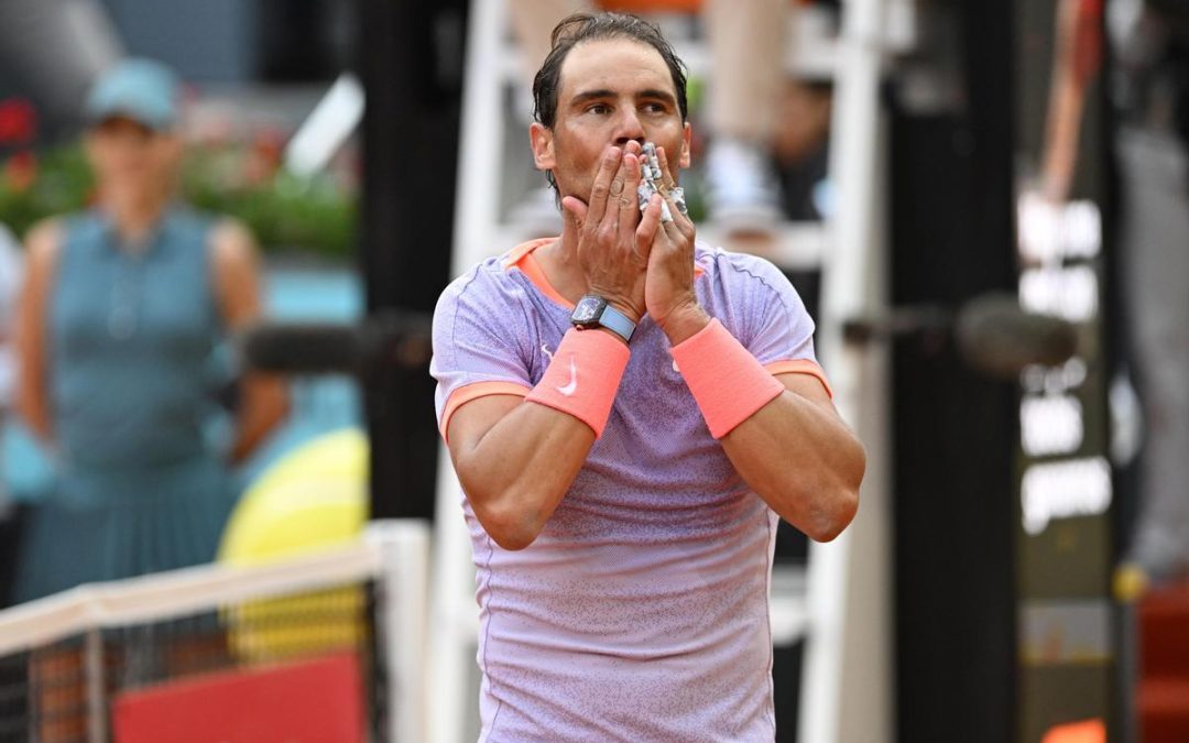 ENTRENANDO DESPEDIR A RAFA NADAL